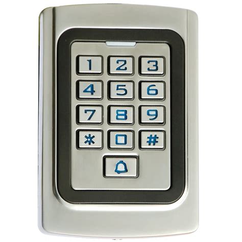 wired keypad in metal box for all openers|ip68 keypad.